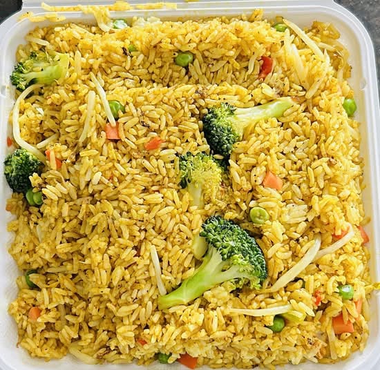 Singapore Vegetarian Fried Rice