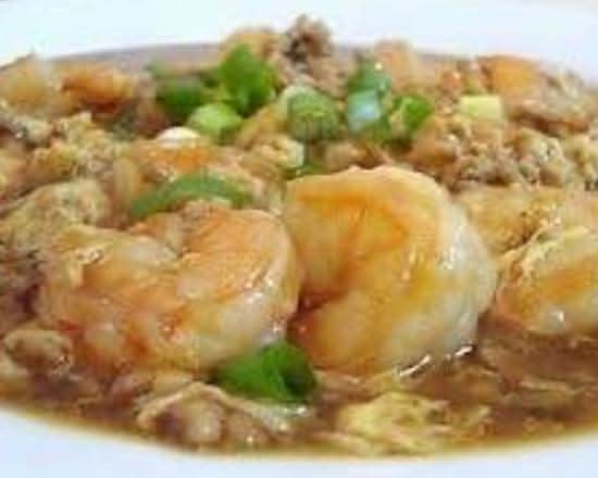 Crevettes à la sauce d'homard porc / Shrimp with Lobster Sauce with Pork/ 虾仁龙料