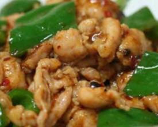 Poulet avec sauce de fèves noires / Sizzling Chicken in Black Bean Sauce/ 豆豉鸡片