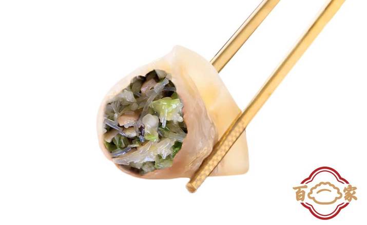 02. Chou, Champignon Et Vermicelli / Cabbage, Mushroom & Vermicelli / 白菜香菇粉丝煎饺