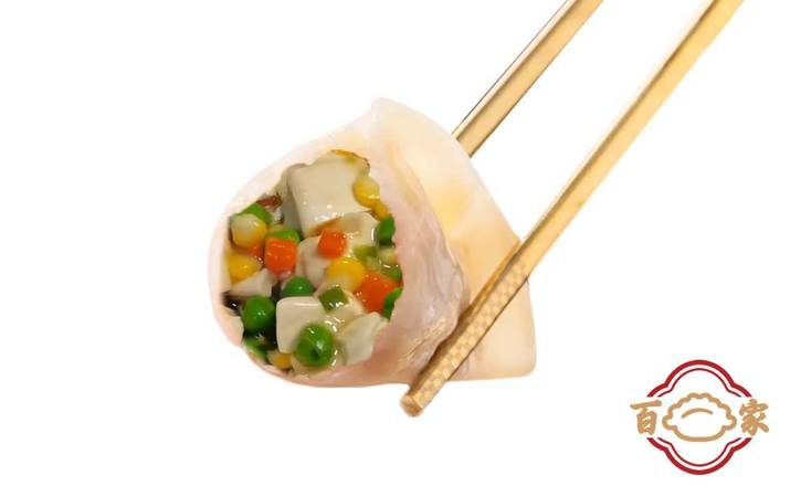 03. Dumplings Frit Au Tofu Et Légume / Tofu & Veggies Fried Dumplings/ 什锦豆腐