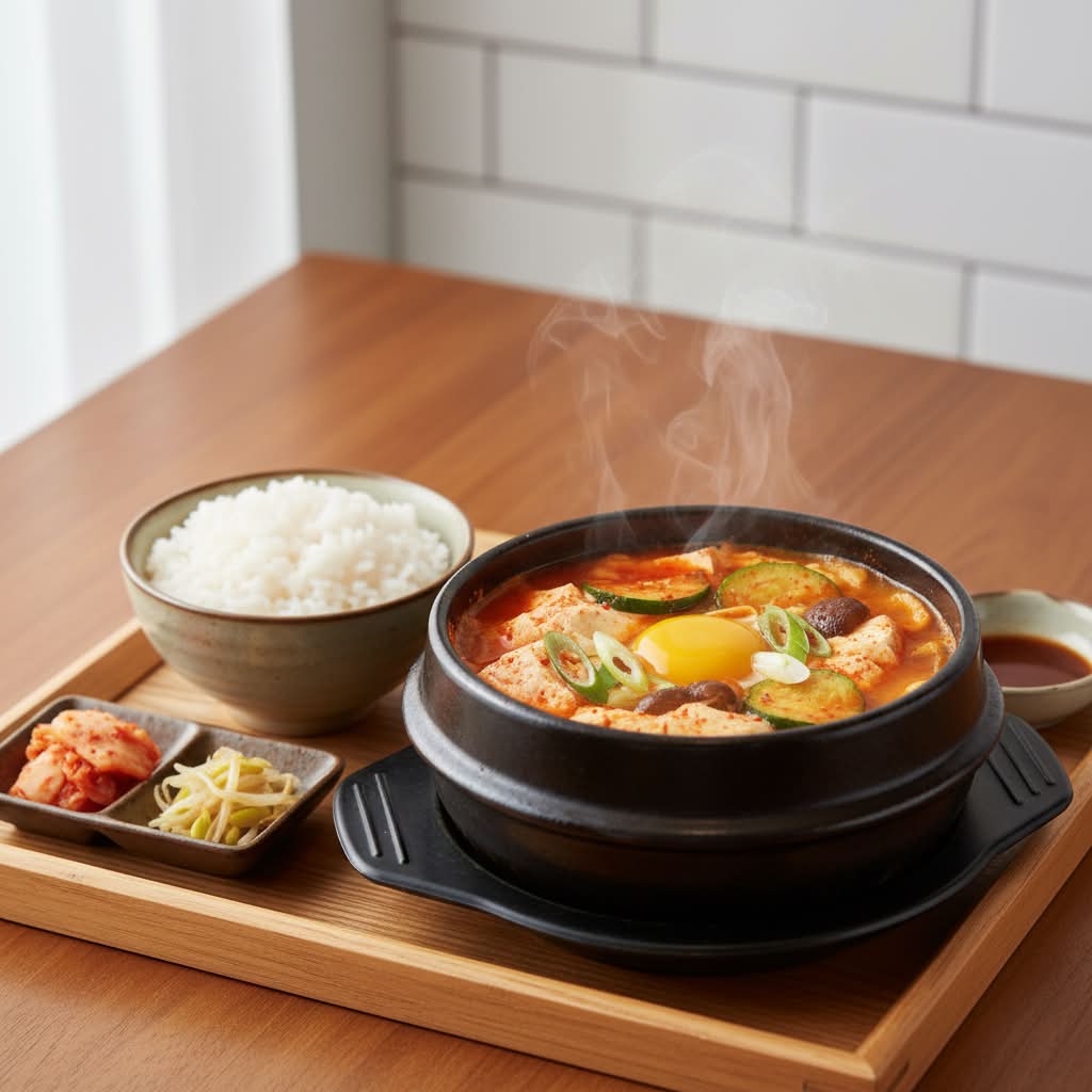 1. Soon-Doo-Boo Jjigae