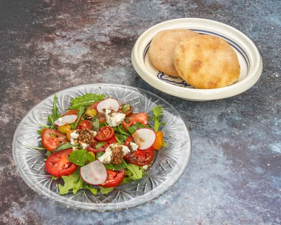 Tomato, Basil, and Feta Salad
