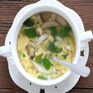 Mushroom Egg Drop Soup