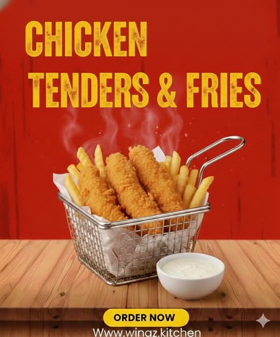 Crispy Chicken Fillet with Fries
