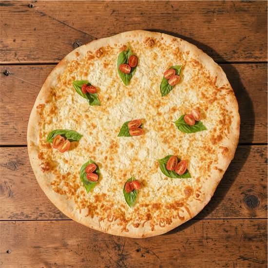 Four Cheese Vegetarian Pizza