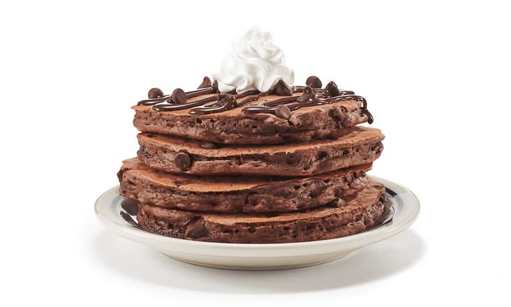 Chocolate Chocolate Chip Pancakes