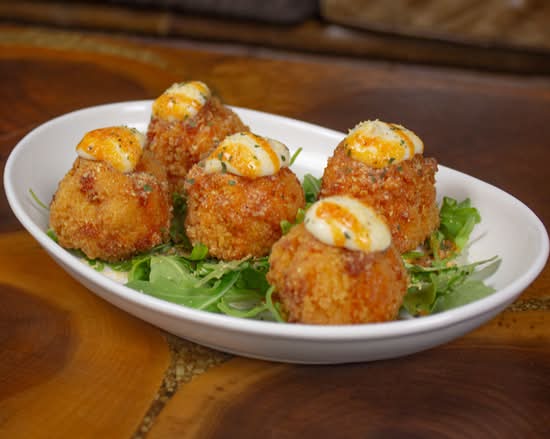 Fried Mac + Cheese Bites