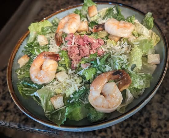 Shrimp Caesar Salad