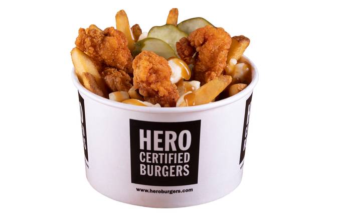 Nashville Hot Crispy Chicken Poutine