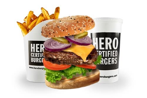 Hero Burger B.Y.O. Combo