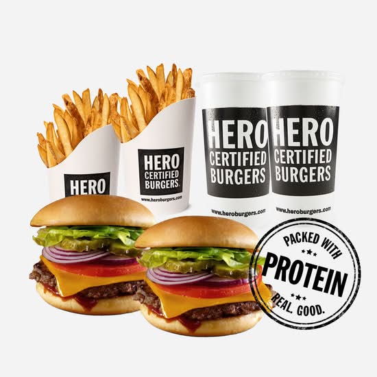 Smashed Burger Duo Meal