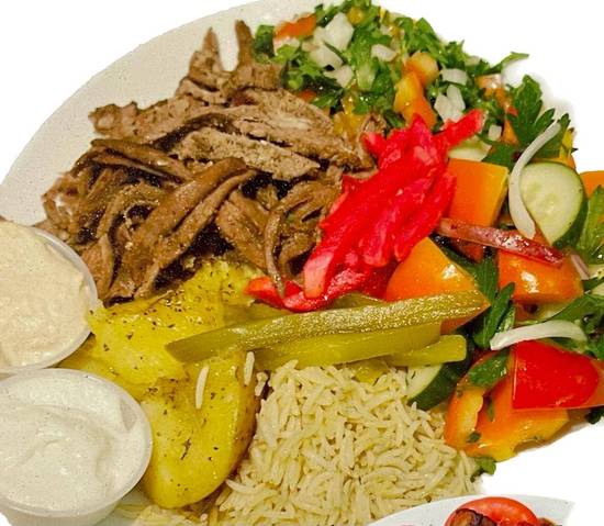 Beef combo plate