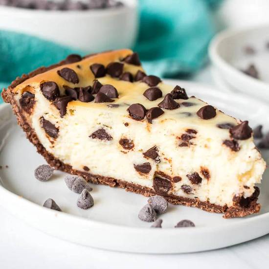 Chocolate Chip Cheesecake Slice