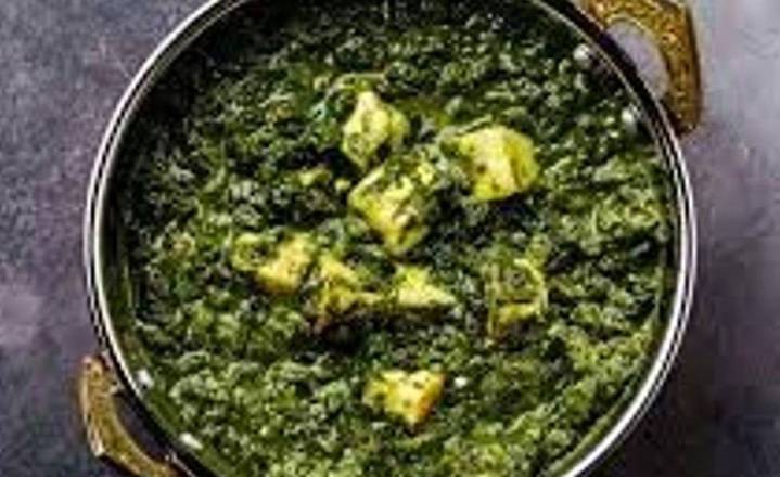 Palak panner, spinach cheese