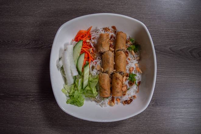 V1. Vermicelli with Spring Rolls (Bun Cha Gio)