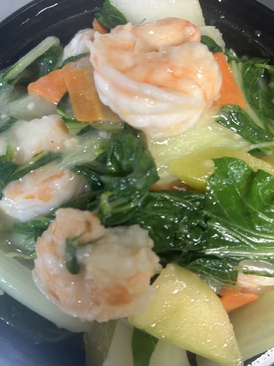 173. Shrimp with Chinese Vegetables