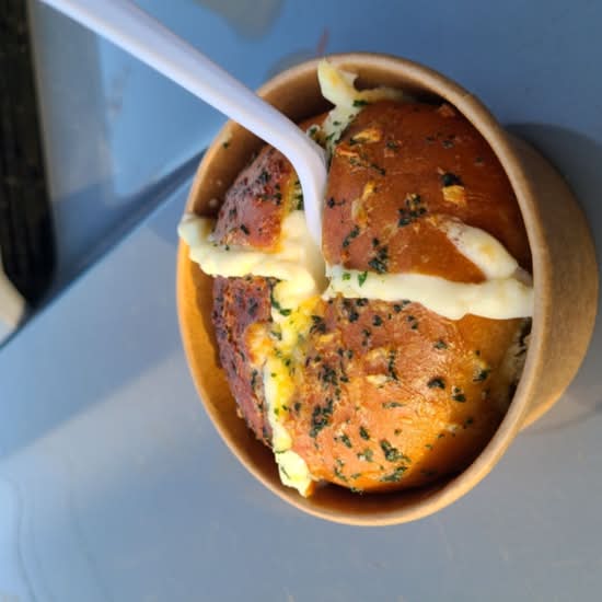 Korean Cream cheese Garlic Bun