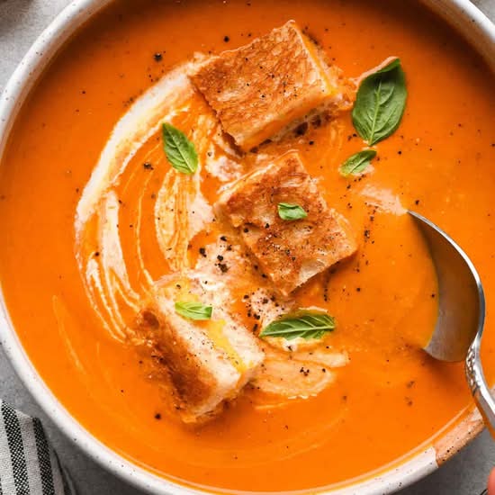 Tangy tomato soup