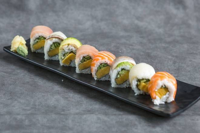 Rainbow Roll (8 pcs)