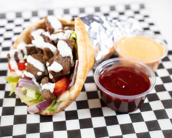 Lamb Gyro on a Pita