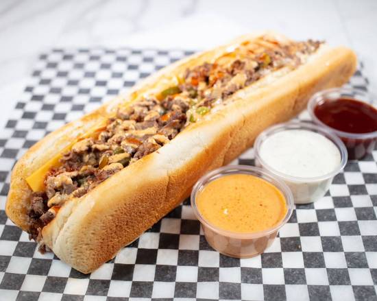 12'' Philly Cheesesteak Sandwich