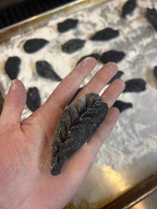 Black Squid Ink Sardinian Culurgiones