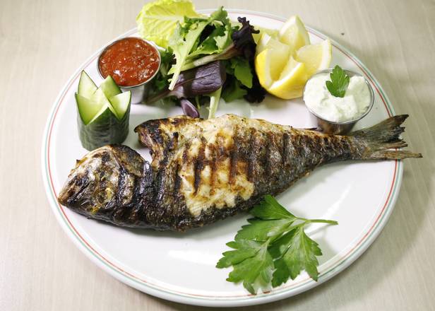 ROYAL SEA BREAM /DORADE ROYAL SERVE WITH FRIES ,RICE OR SALAD