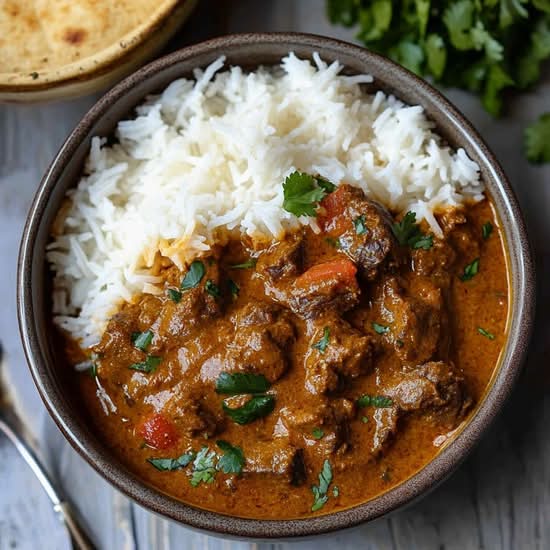 LAMB CURRY RICE BOWL +