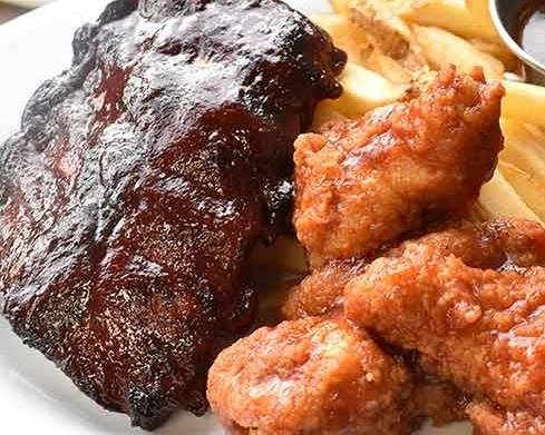 Rib and Wing Combo