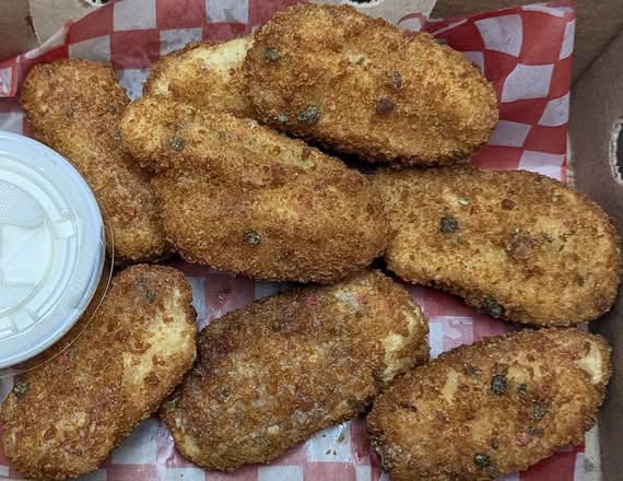 Spicy Cream Cheese Poppers (6 pcs)