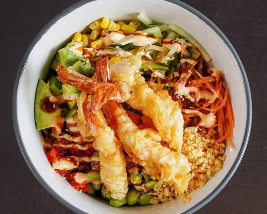 Poké Bol Crevette Tempura / Shrimp Tempura Poke Bowl