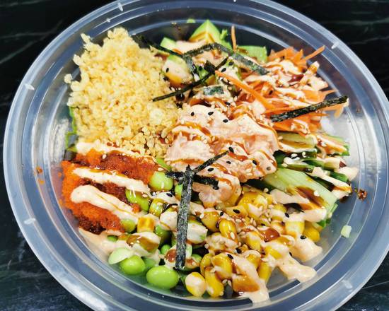 Bol Poké Saumon Épicé / Spicy Salmon Poke Bowl