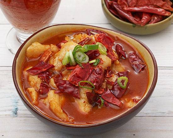 F29 - Poisson dans l'huile de chili épicé / Fish in Hot Chilli Oil