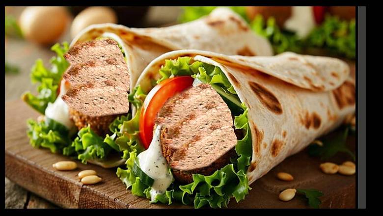 Gyro Wrap with roasted potato