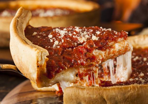 Deep Dish Meat Pizza
