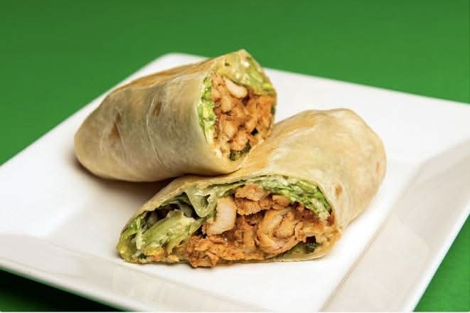 Mexican Caesar Wrap with Two Sides