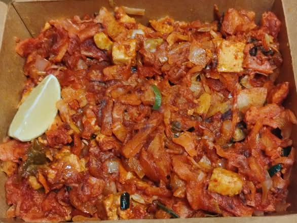 Paneer Tikka Kothu Roti