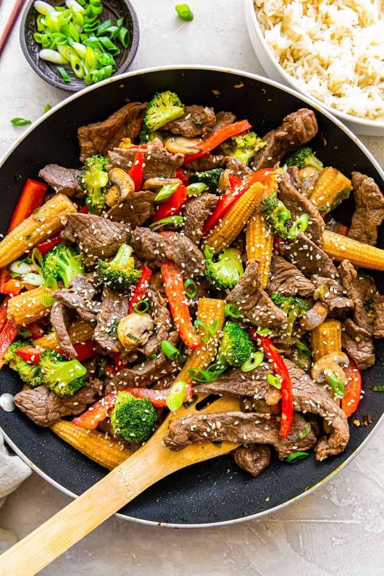 Mixed Vegetables with Beef