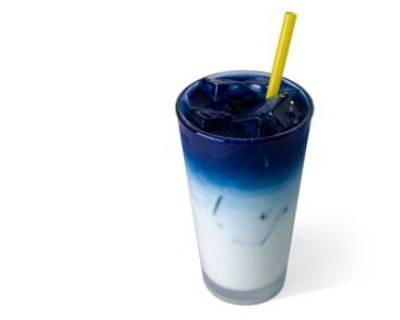 Iced Blue Latte (Unsweetened)