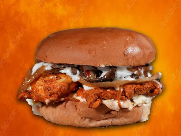 Nitro Flame Chicken Burger