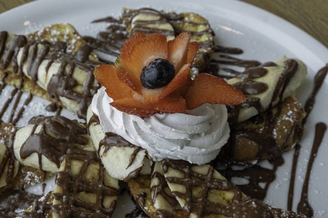 Pain doré Bananes-Choco / Bananas Chocolate French Toast