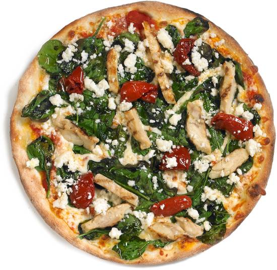 Spinach Chicken Goat Cheese - 10" Small (6 Slices)