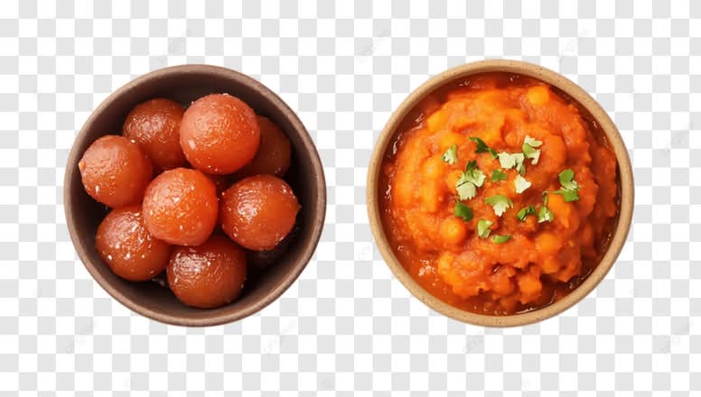 Gajar Halwa/Moong Dal Halwa/Hot Gulab Jamun(8 pcs.)