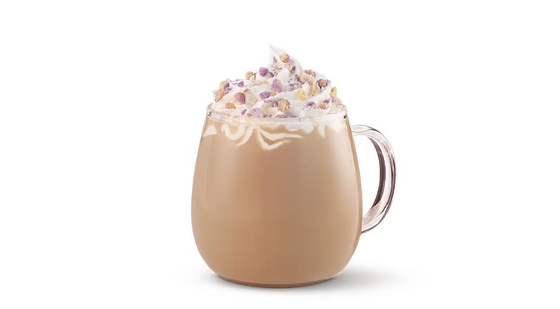 Blueberry Crumble Pie Latte