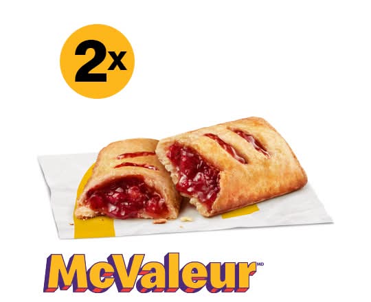2 chaussons aux fraises cuits au four [600.0 Cal]