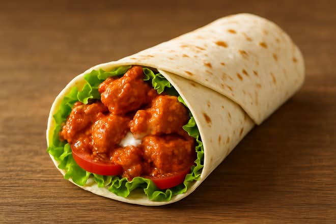 Butter Chicken Wrap