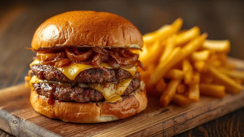 Mushroom and Swiss Burger