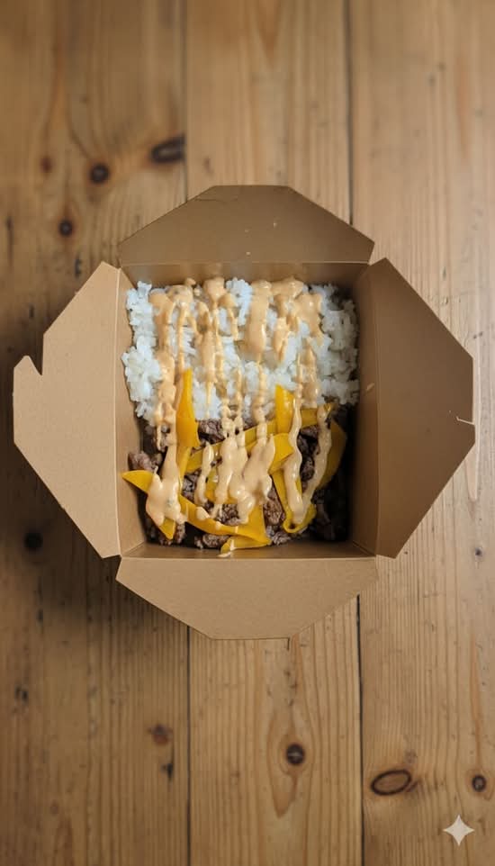 Smash Beef Rice Bowl