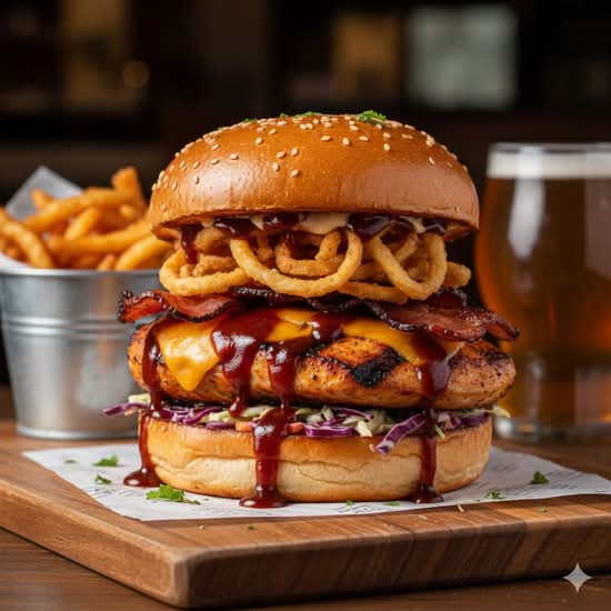 BBQ Chicken Burger